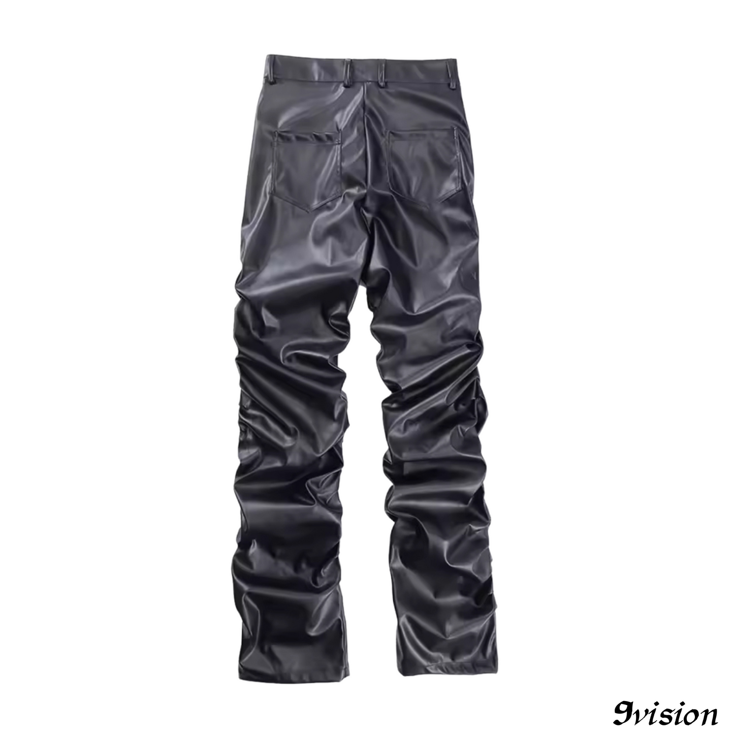 Stacked Leather Pants