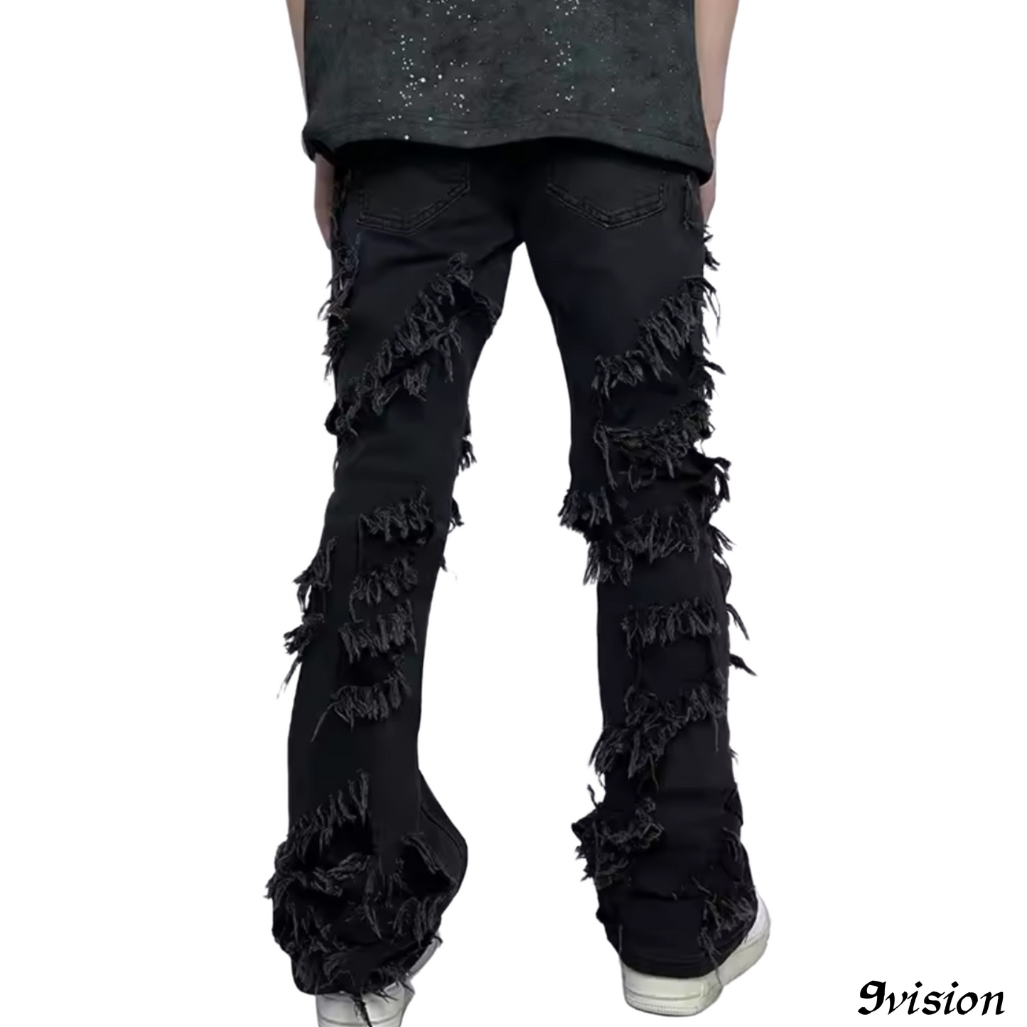 Stacked Ripped Jeans