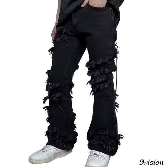 Stacked Ripped Jeans