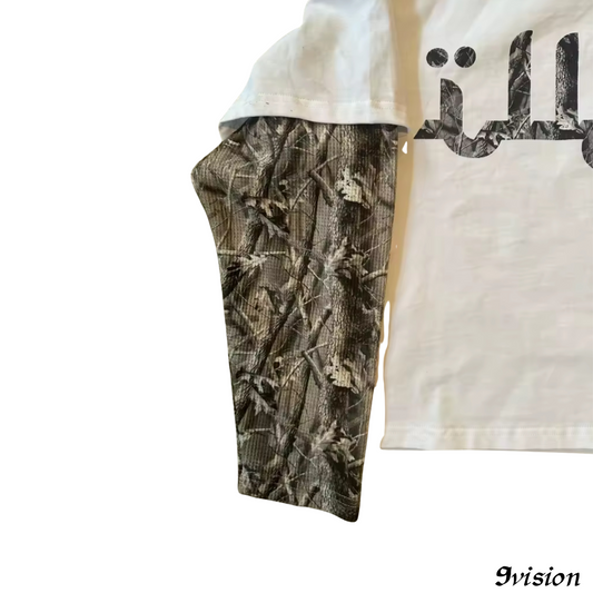 Double Layer Arabic Camo Shirt